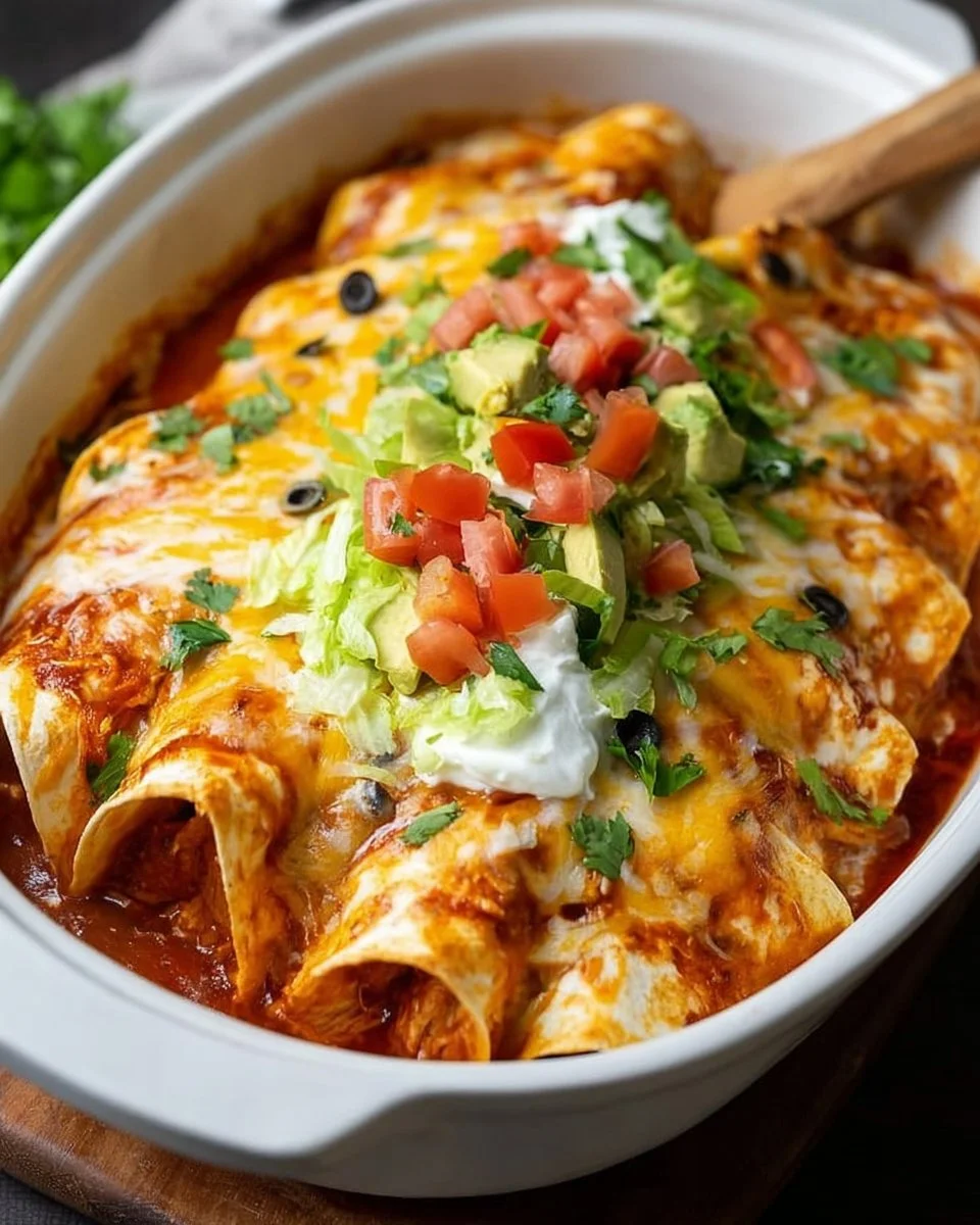 Crockpot Chicken Enchiladas: Easy Comfort for Any Night