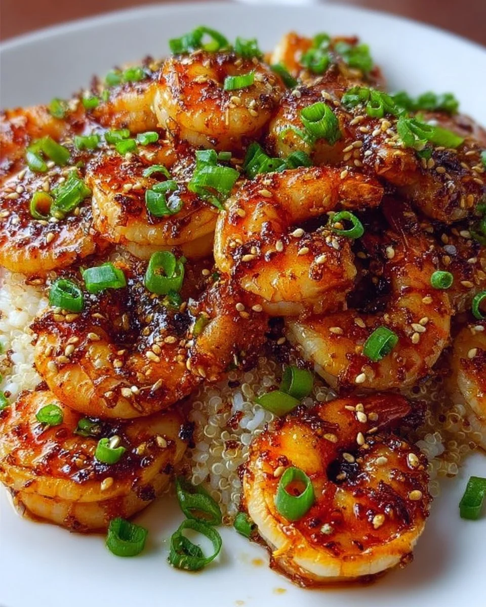 Irresistible Honey Garlic Shrimp Bowls