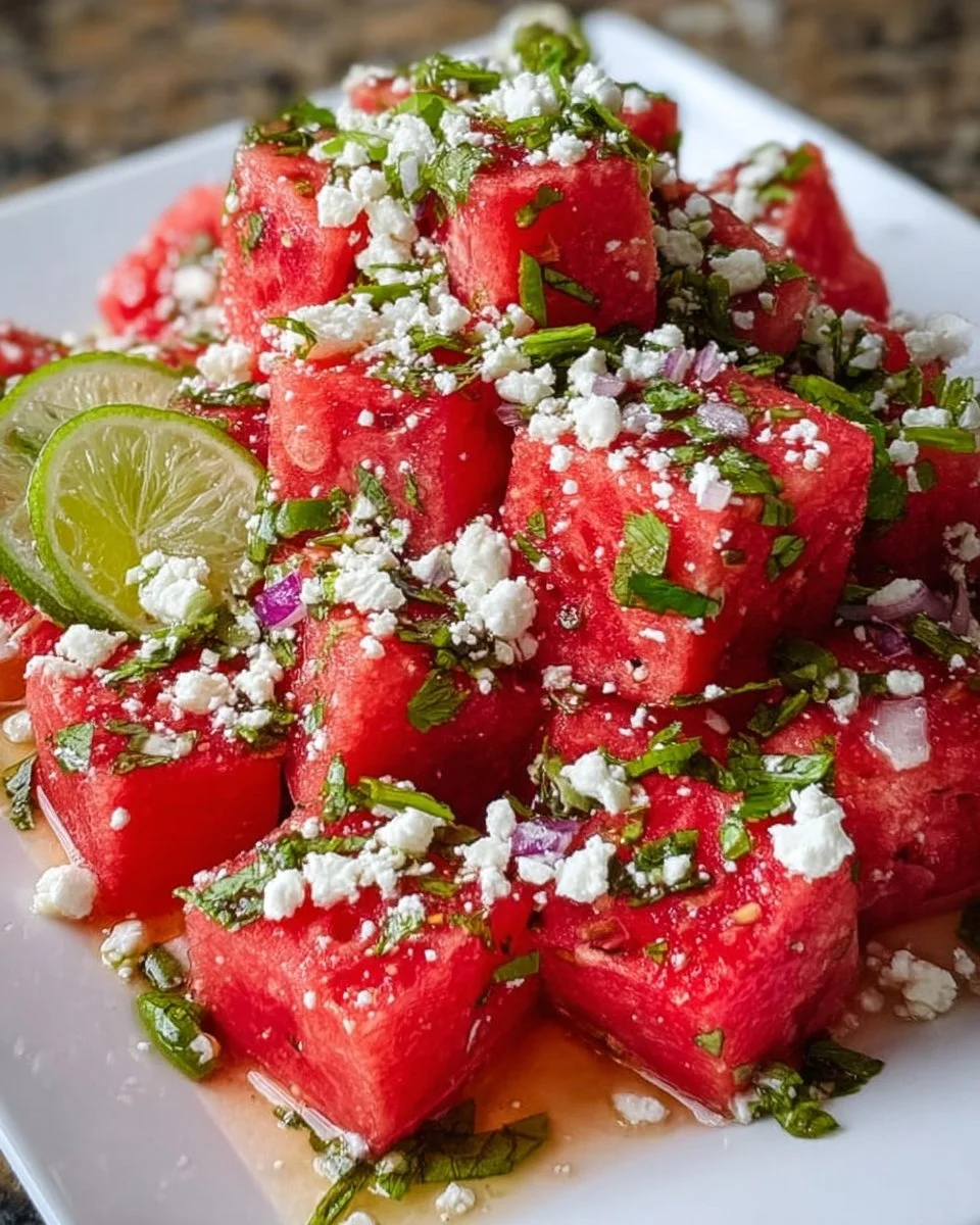 Mexican Watermelon Salad