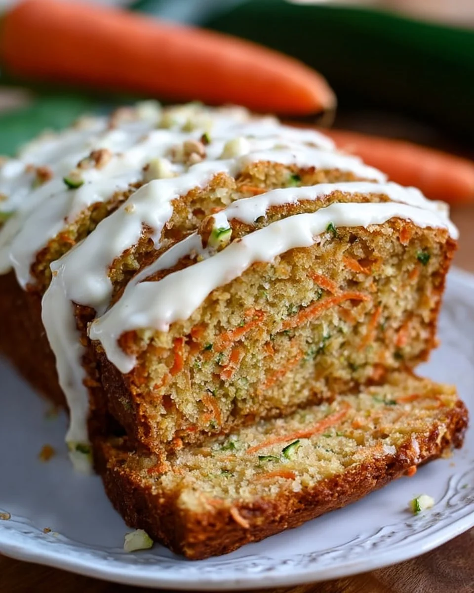 Moist Carrot Apple Zucchini Bread