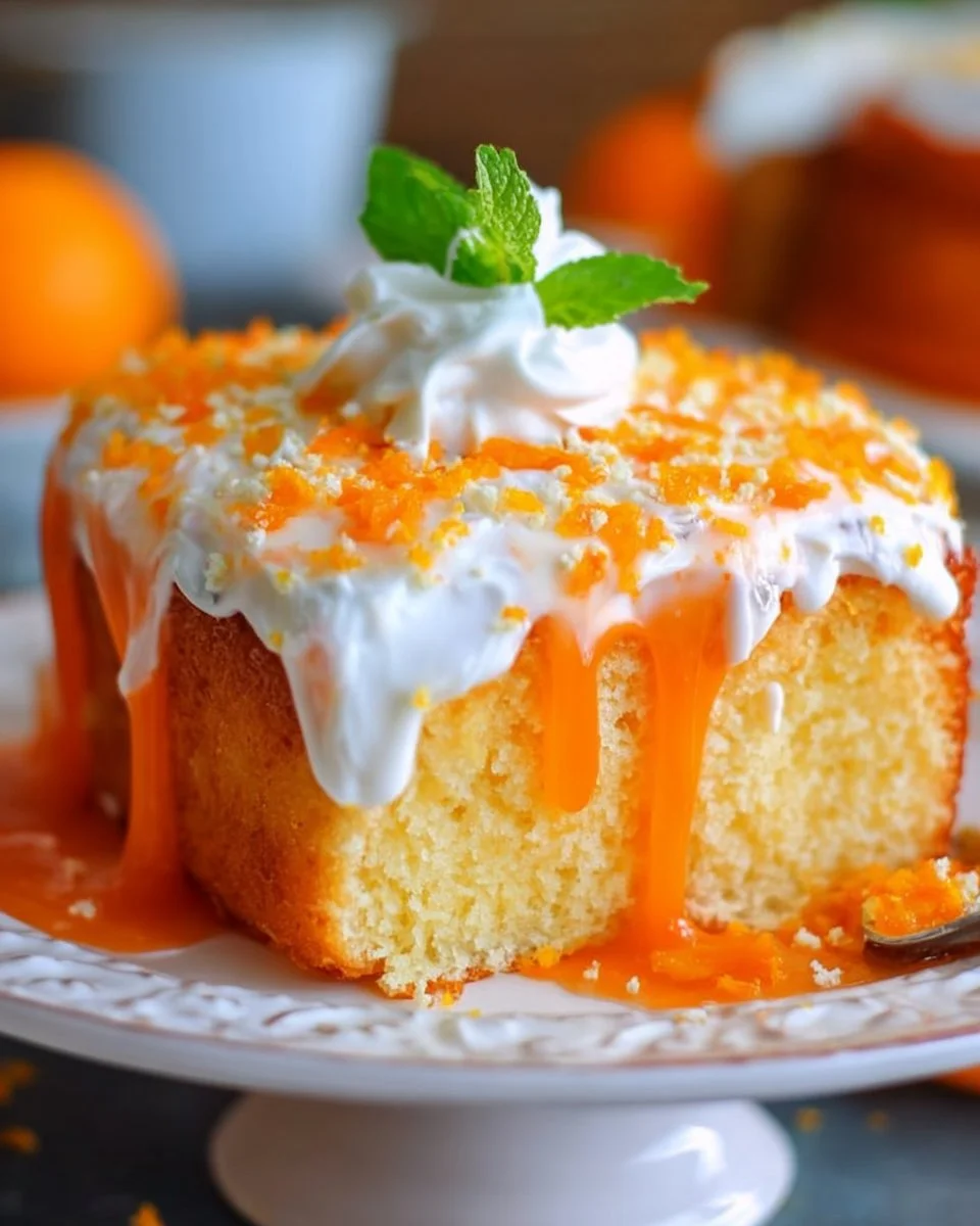 Orange Creamsicle Cake