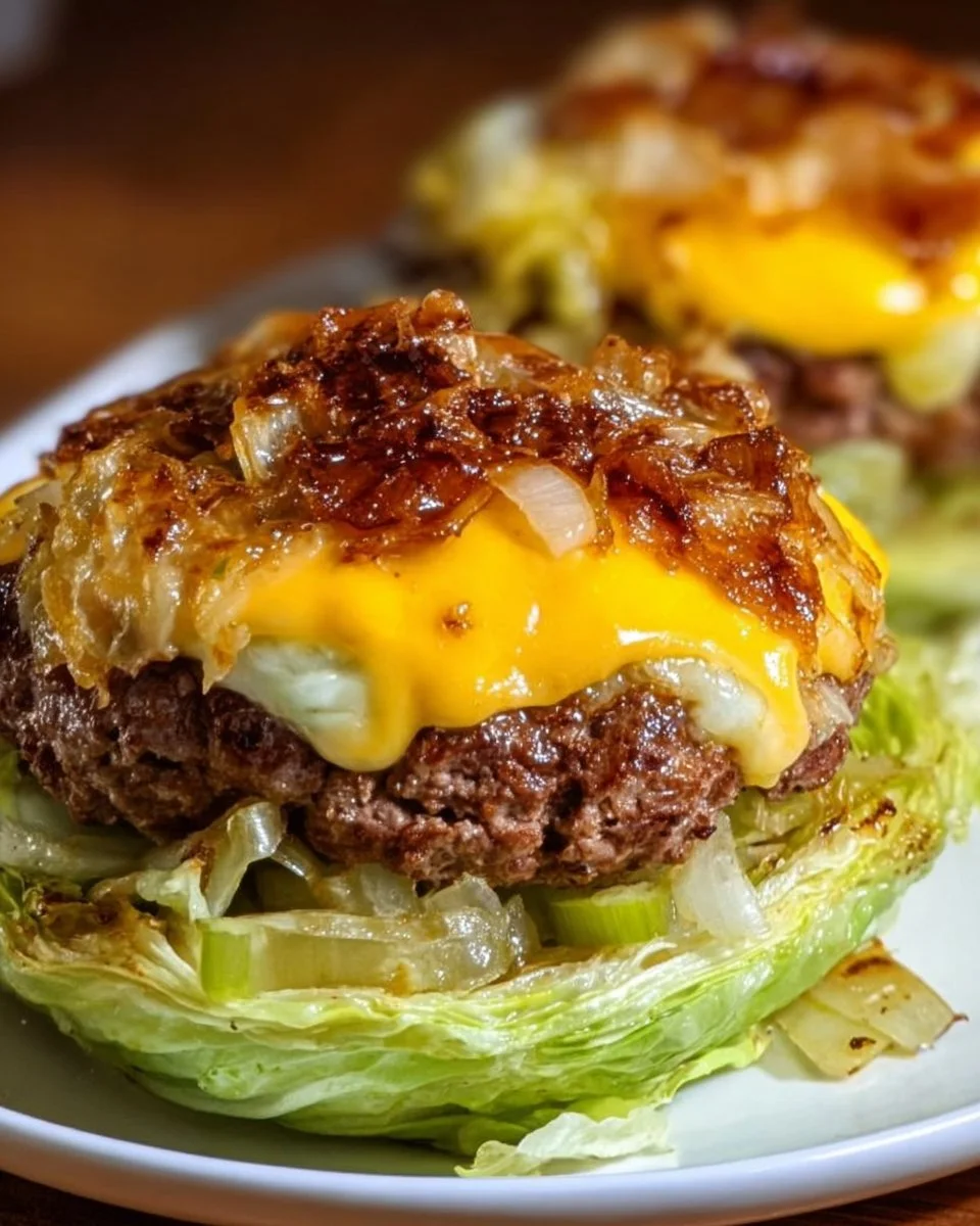Oven-Baked Cabbage Burgers