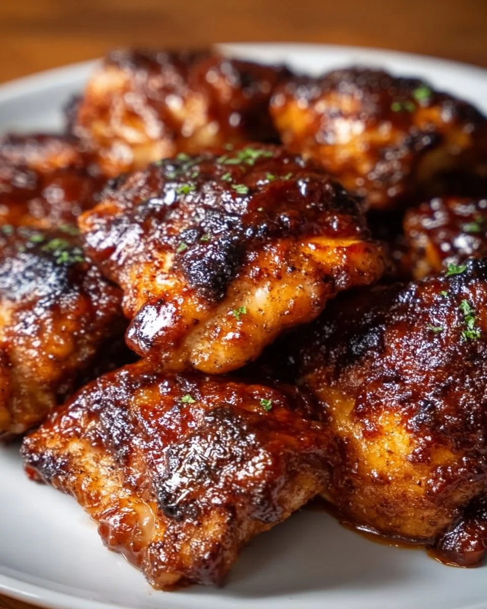 Quick BBQ Chicken Thighs