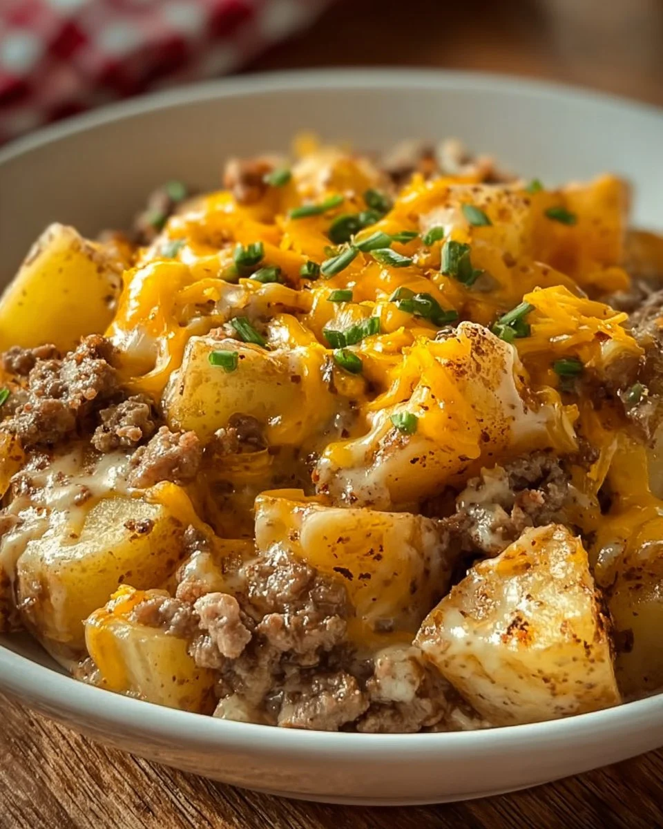 Slow Cooker Cowboy Potato Casserole