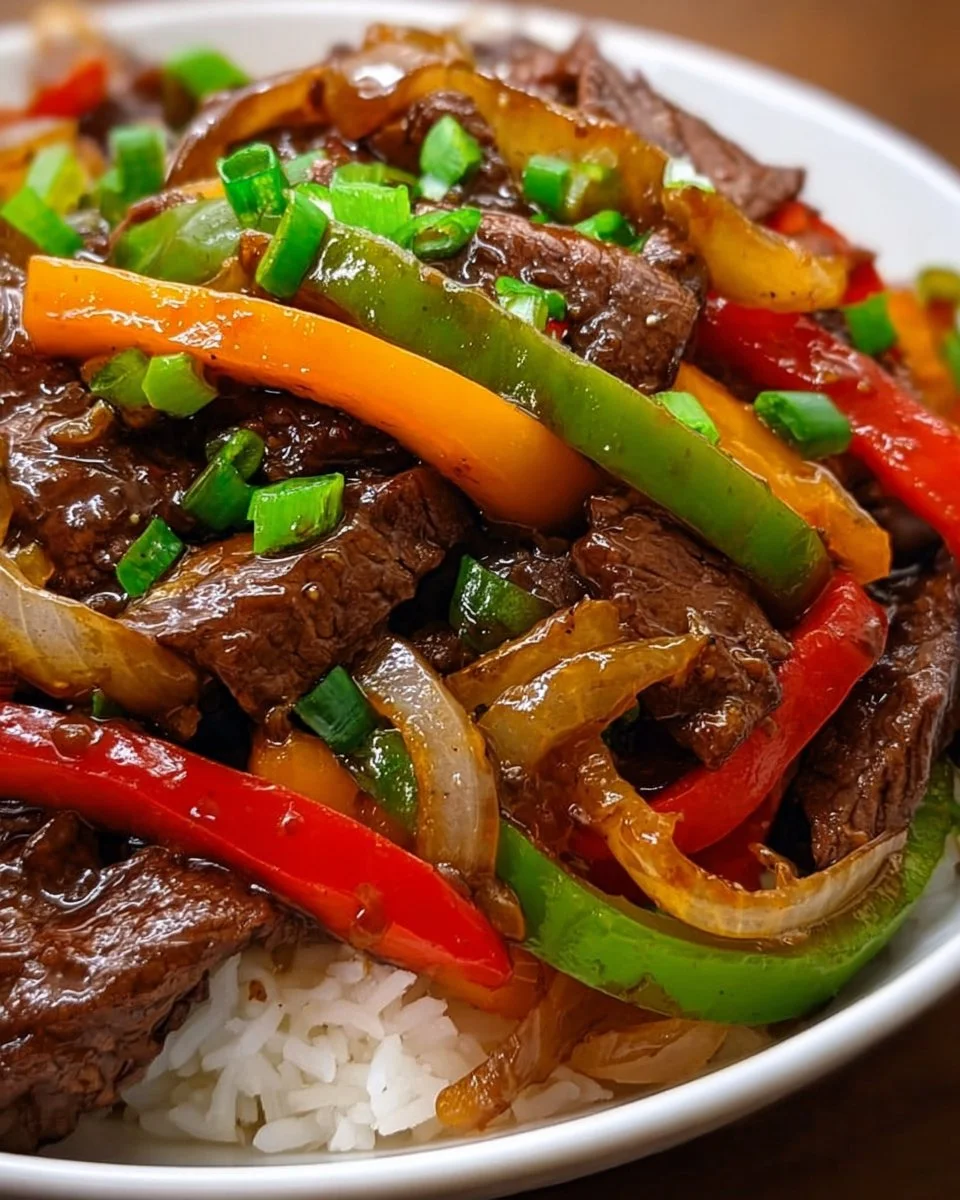 Slow Cooker Pepper Steak