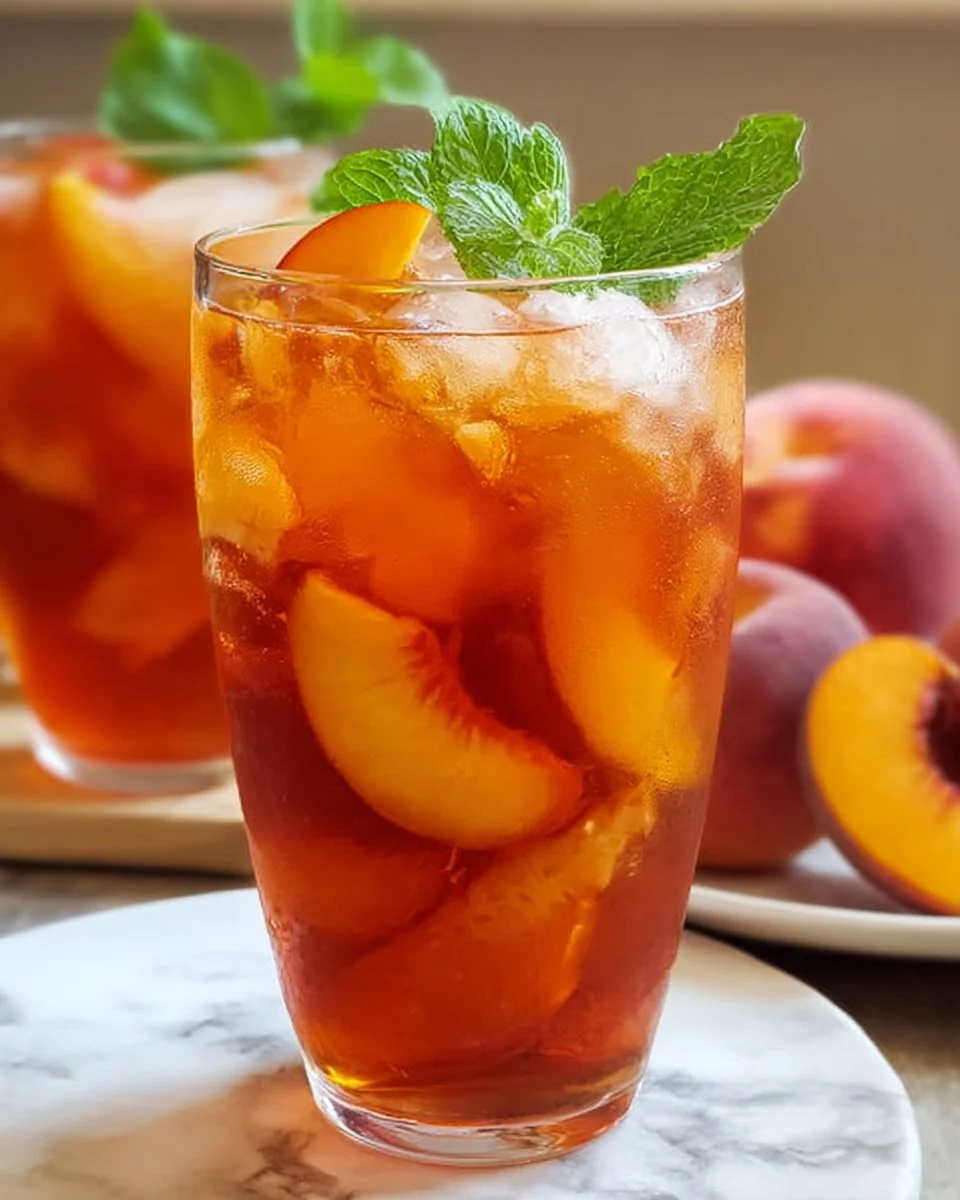 Southern Peach Tea