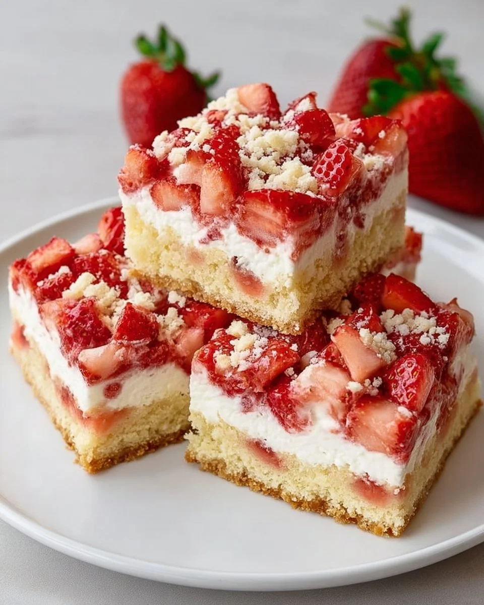 Strawberry Shortcake Bars