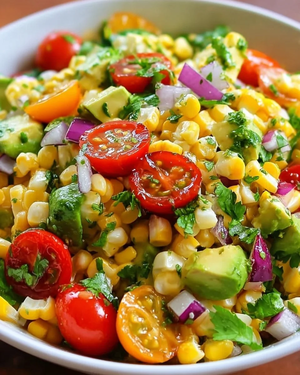 Summer Corn Salad with Avocado