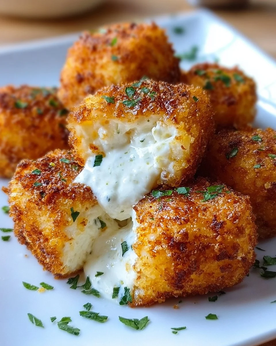 Two Ingredient Cottage Cheese Tots