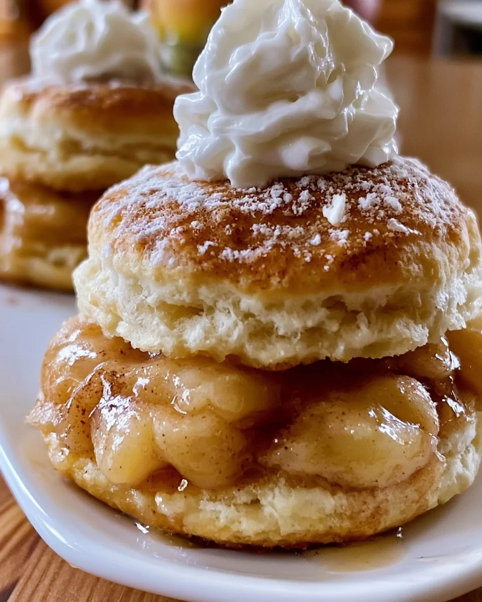 Apple Pie Biscuit Sandwiches
