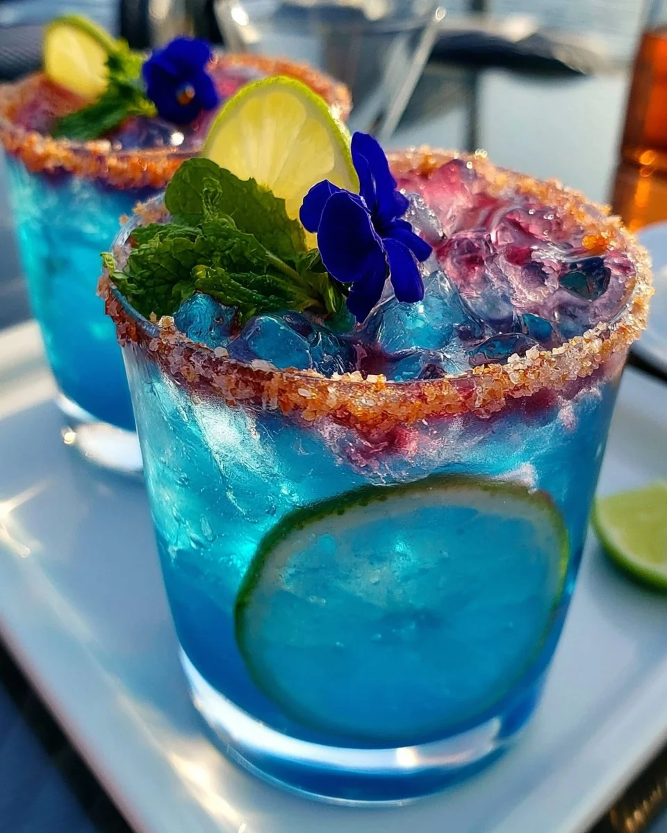 Blue Sunset Cocktails Recipes