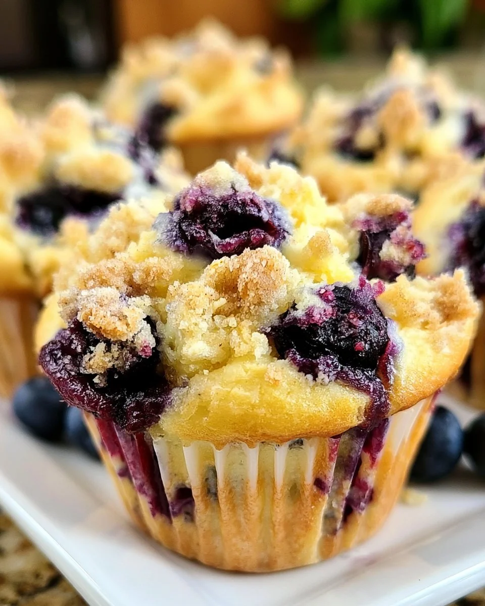 Blueberry Cream Cheese Muffins