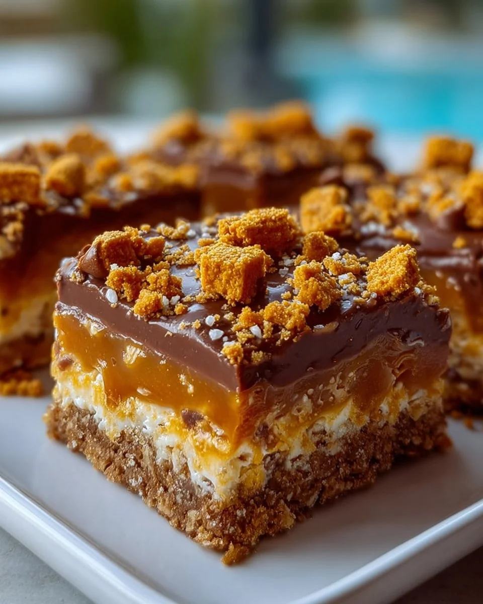 Butterfinger Caramel Crunch Bars