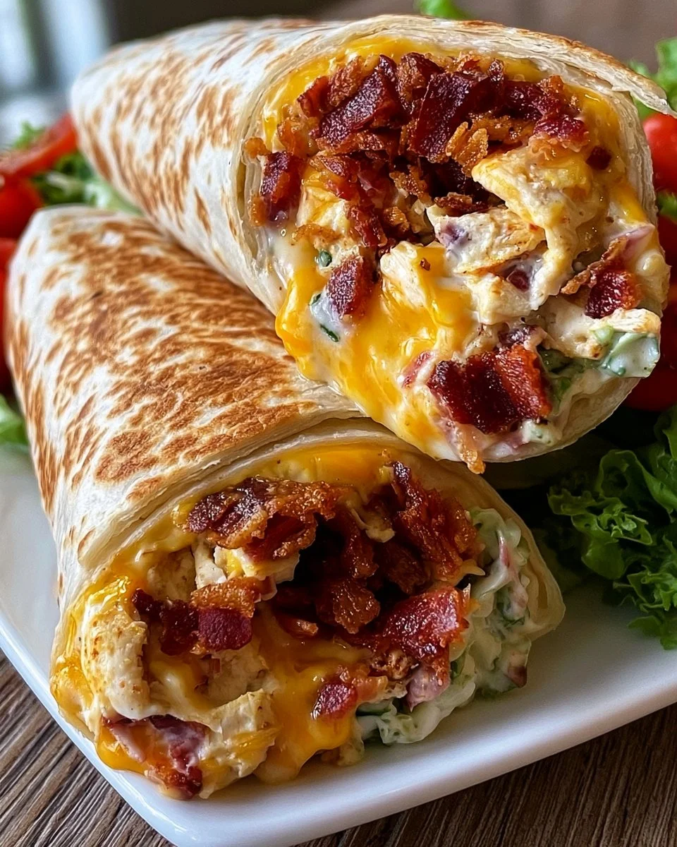 Cheesy Bacon Ranch Wraps