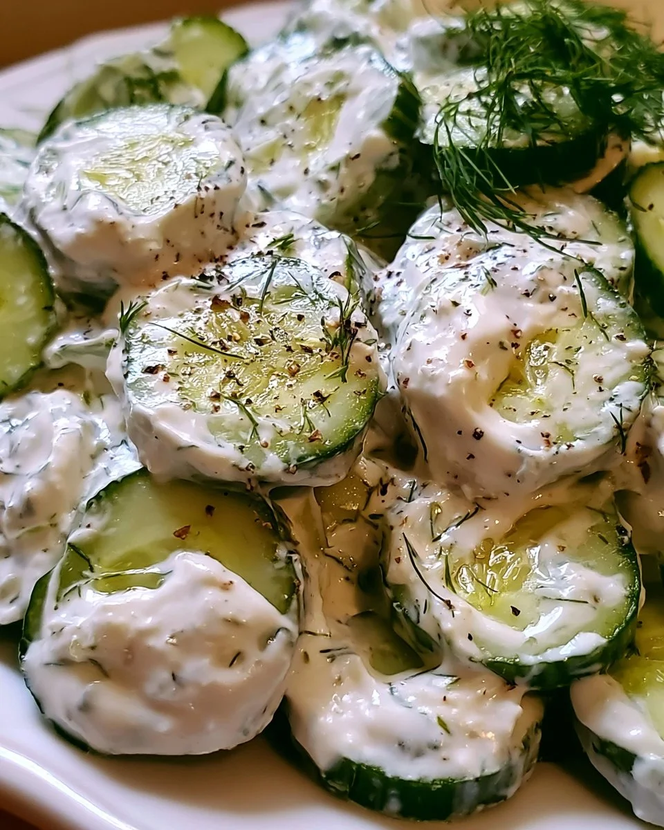 Creamy Cucumber Salad
