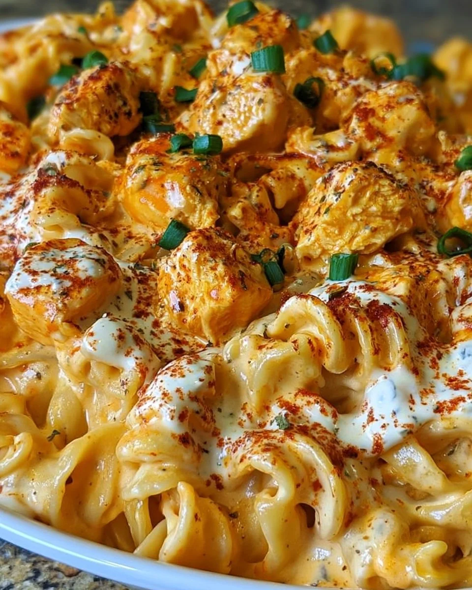Creamy Spicy Buffalo Chicken Pasta