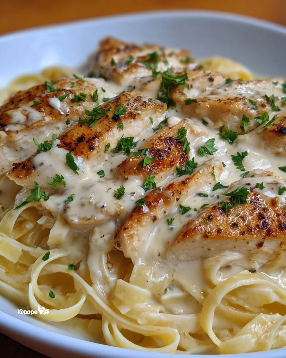 Crockpot Chicken Alfredo