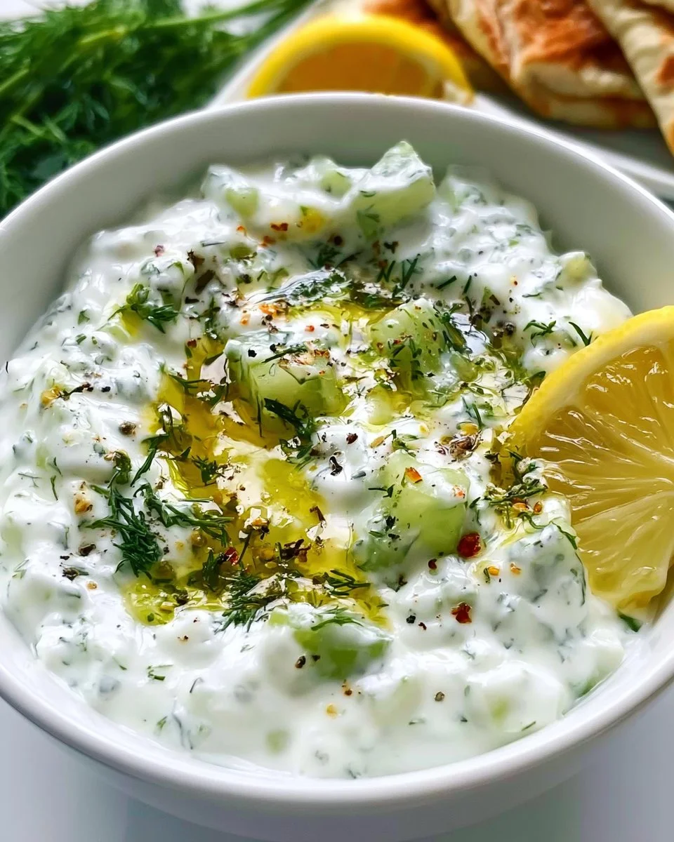 Easy 10 Minute Healthy Tzatziki Sauce