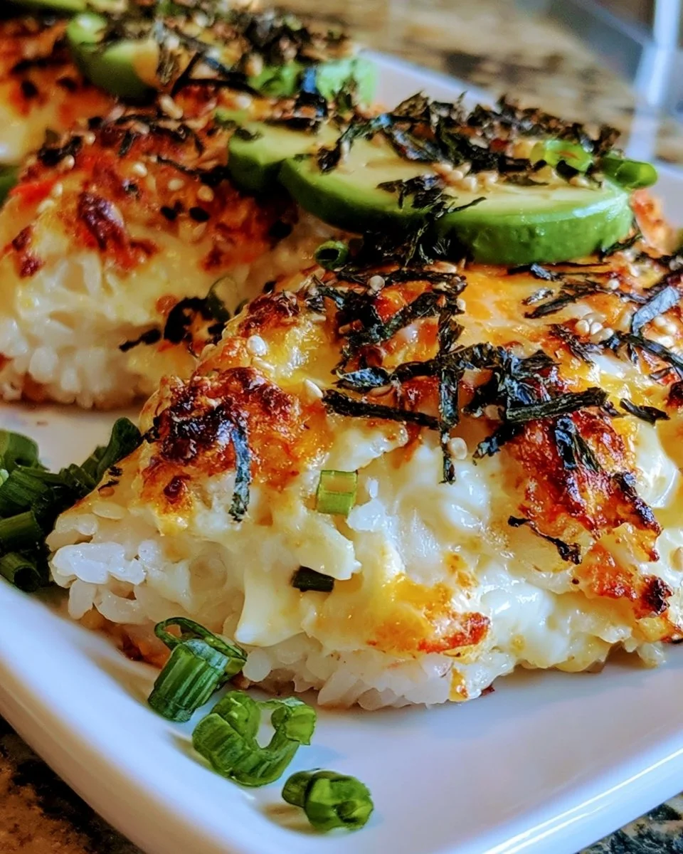 Easy Crab Meat Sushi Bake