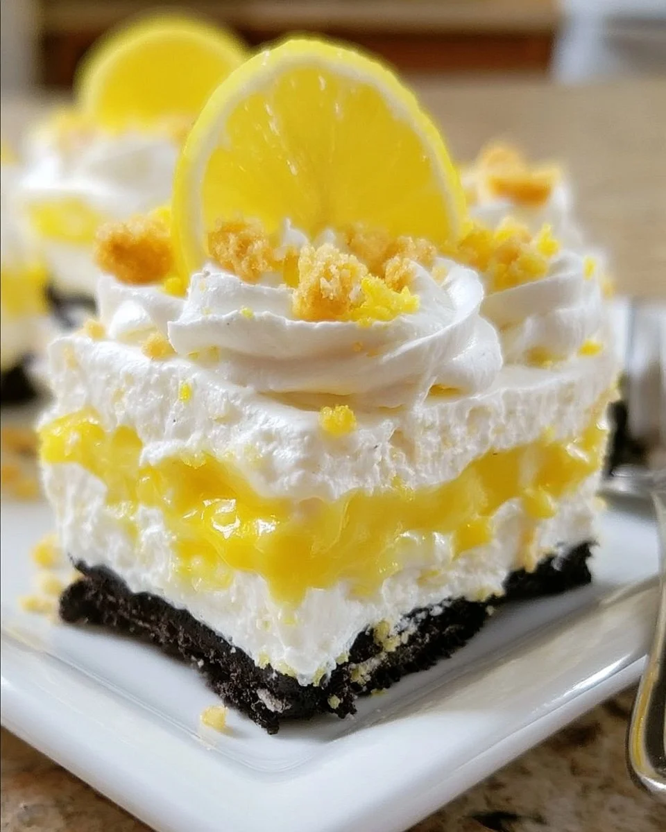 Heavenly Oreo Lemon Dessert