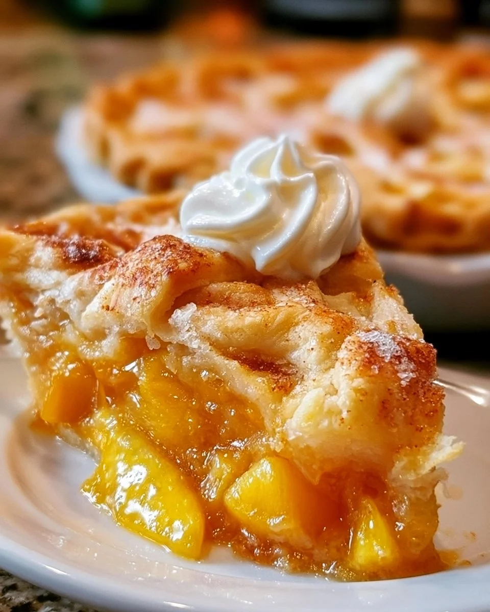 Homemade Peach Pie