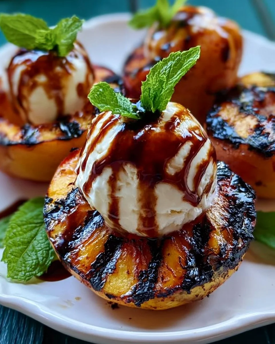 Juicy Grilled Peaches