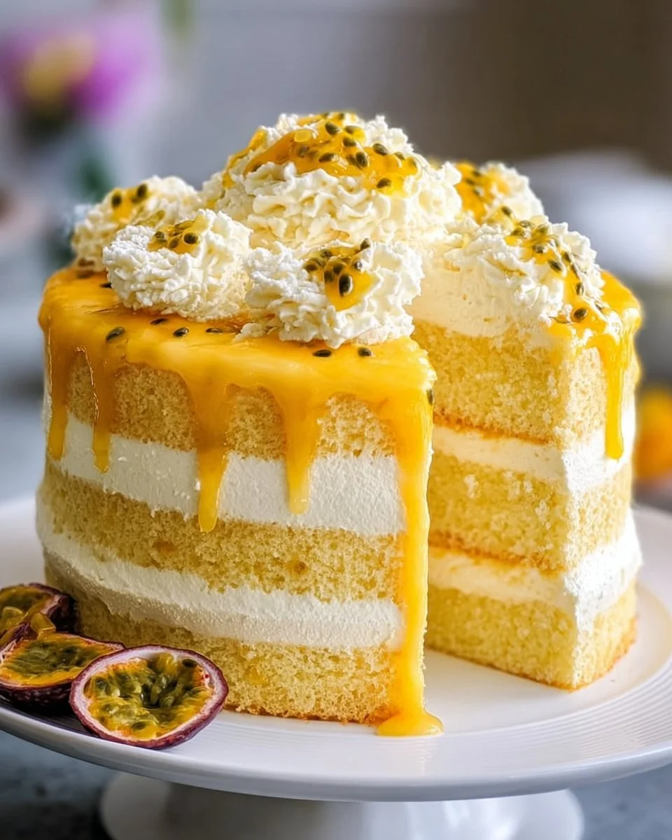 Passionfruit Layer Cake
