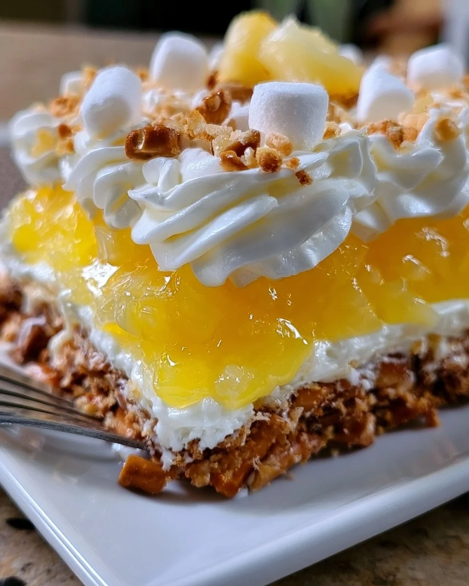 Pineapple Pretzel Salad