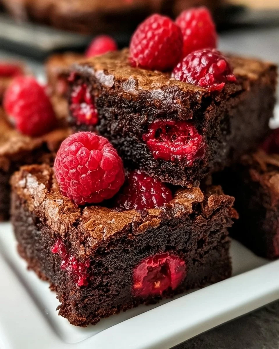 Raspberry Brownies