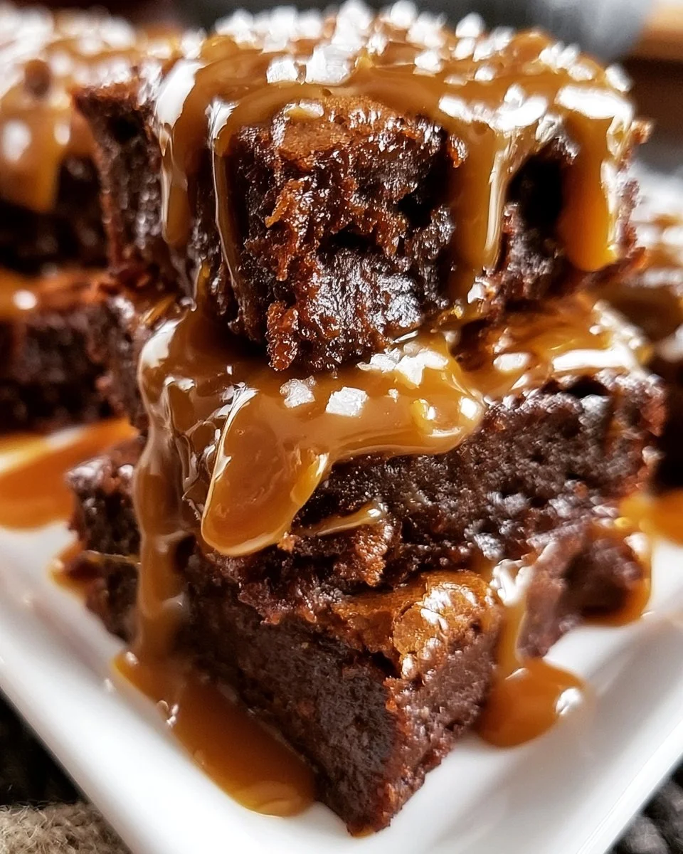 Salted Caramel Brownies