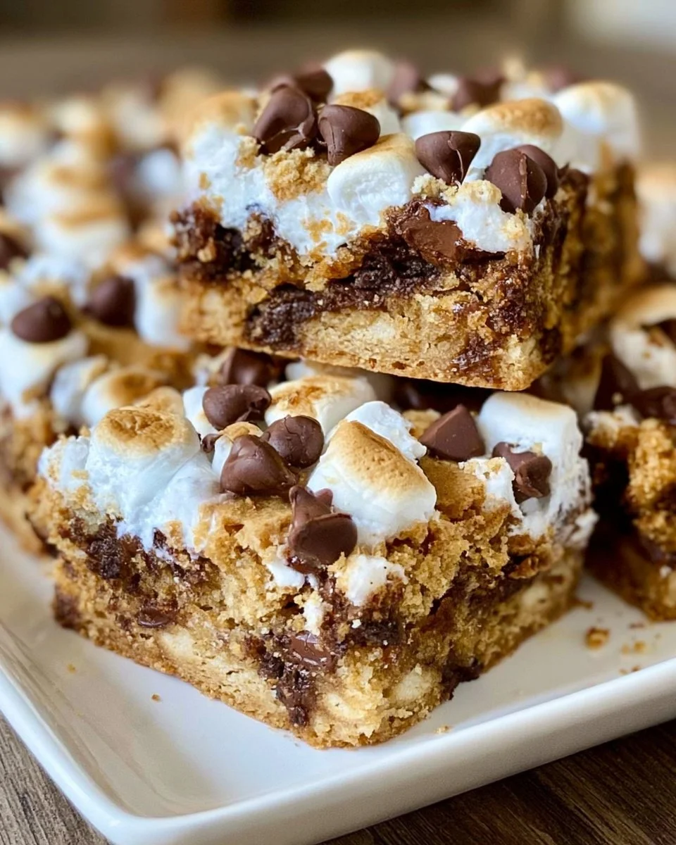 S’mores Cookie Bars