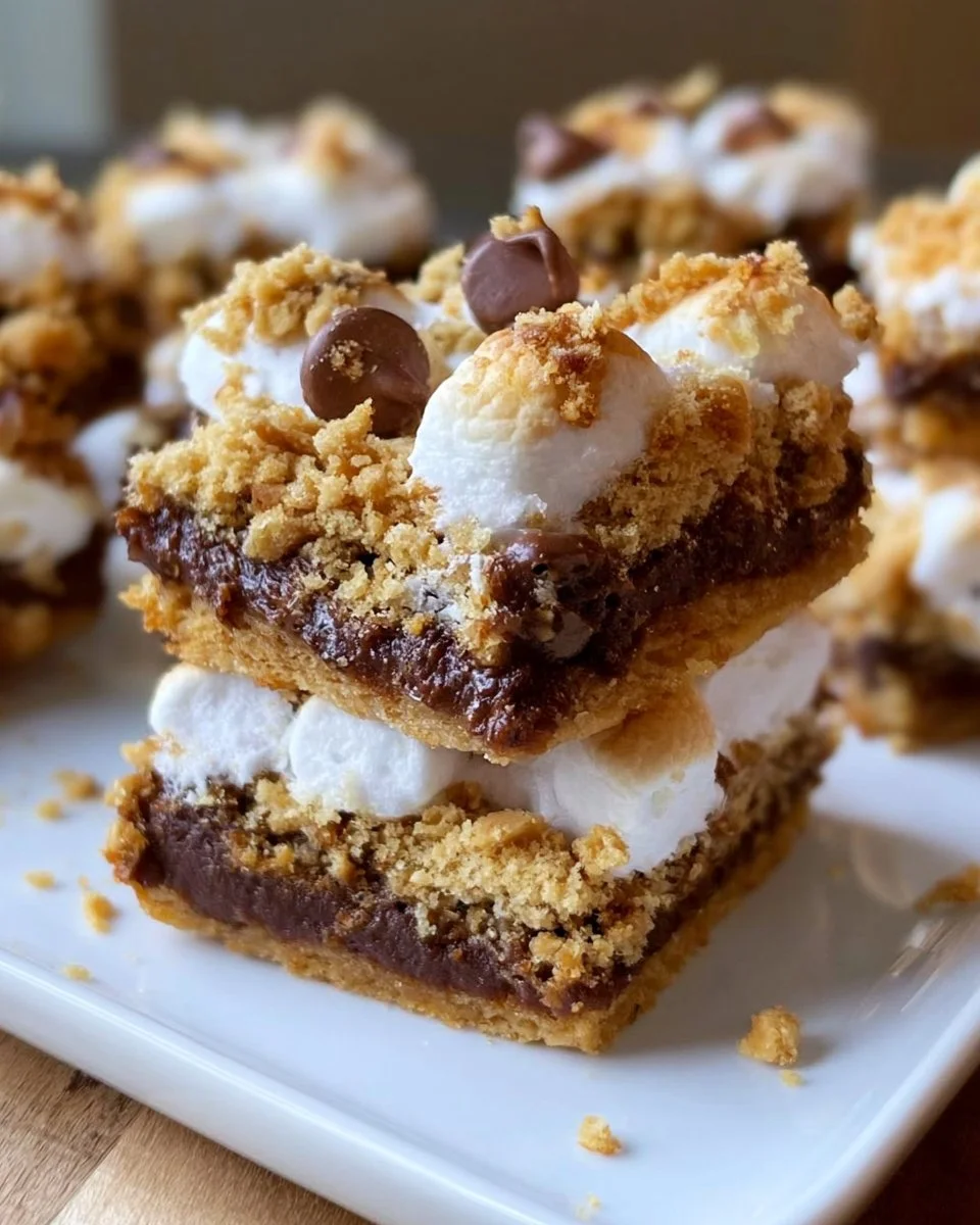 S’mores Cookie Bars