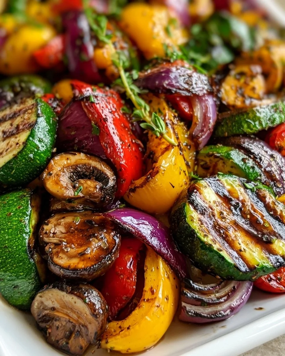 Tasty Grilled Veggies with Marinade