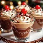 Christmas Chocolate Kahlua & Baileys Pudding Shots 2 vvvvb