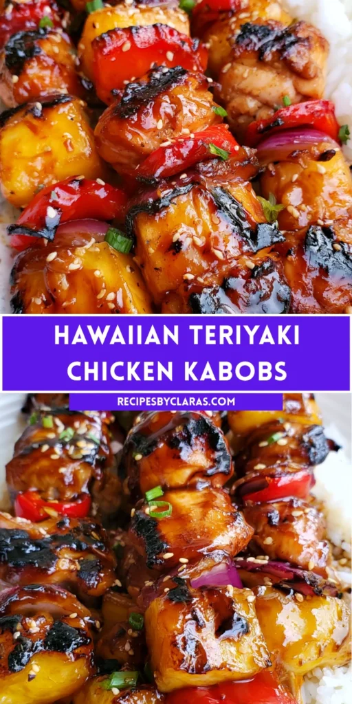 Hawaiian Teriyaki Chicken Kabobs 4 Watermelon Pineapple Salad