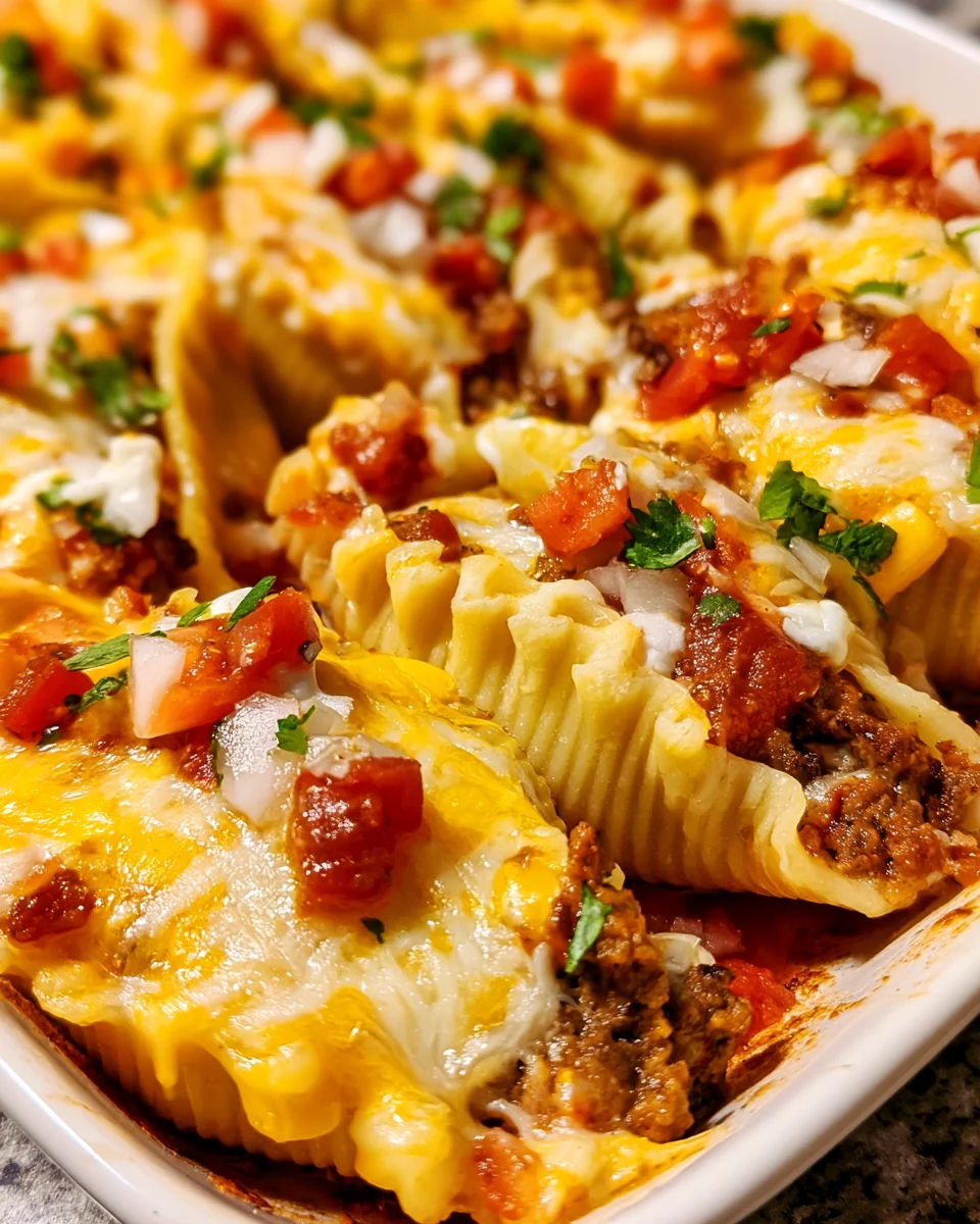 Taco Stuffed Shells
